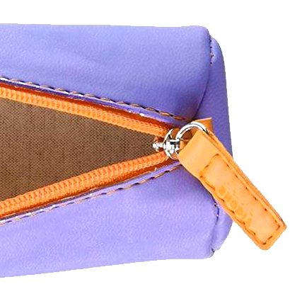 Пенал Rhodia Rhodiarama круглый на молнии из искусственной кожи, ирис для карандашей и маркеров купить в магазине товаров для рисования ArtCraft.Space с доставкой по РФ и СНГ