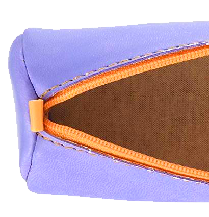 Пенал Rhodia Rhodiarama круглый на молнии из искусственной кожи, ирис для карандашей и маркеров купить в магазине товаров для рисования ArtCraft.Space с доставкой по РФ и СНГ