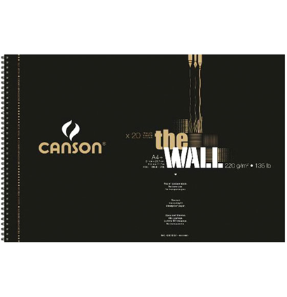 Двусторонняя бумага для маркеров Canson The Wall А4+ / 30 листов / 220 гм купить в магазине скетчбуков и товаров для рисования ArtCraft.Space