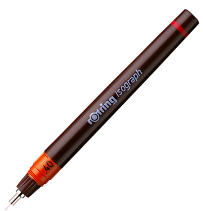 Изограф чертежный Rotring 0.4 мм пластиковый корпус купить в магазине ArtCraft.Space