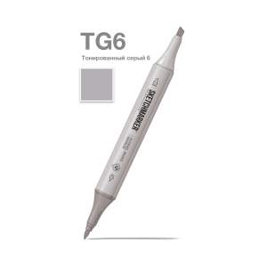 Маркер SKETCHMARKER двухсторонний на спирт.основе цв.TG6 Тонированный серый 6 Маркер SKETCHMARKER двухсторонний на спирт.основе цв.TG6 Тонированный серый 6