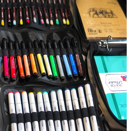 Сумка Carry All для 132 карандашей и аксессуаров 22*22*17см