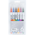 Набор японских маркеров с кистью ZIG Clean Color Real Brush 6 цветов купить в художественном магазине ArtCraft.Space с доставкой по РФ и СНГ