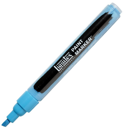 Маркер акриловый LIQUITEX PAINT MARKER Fine 2 мм 570 голубой бриллиант купить в магазине Альберт Мольберт