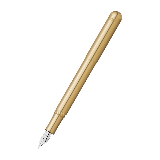 Ручка перьевая KAWECO LILIPUT Brass EF 0.5мм цвет корпуса латунный