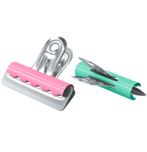 Зажимы-бульдоги для бумаг 57мм, Berlingo, 10шт. цветные, картонная коробка