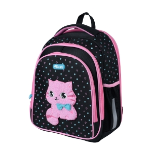 Ранец Forst F-BASE "Kitty-sweety" 36*29*17см, 3 отделения, 2 кармана, анатомическая спинка