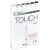 Набор спиртовых маркеров Touch Brush 6 "Серые цвета" с двумя наконечниками в кейсе купить в художественном магазине ArtCraft.Space с доставкой по РФ и СНГ