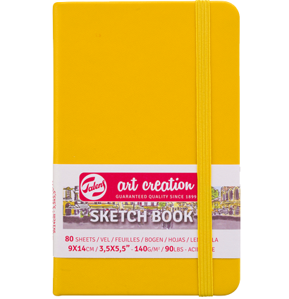 Скетчбук Art Creation Sketchbook Royal Talens жёлтый А6 / 80 листов / 140 гм купить в художественном магазине ArtCraft.Space с доставкой по всему миру