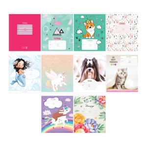 Тетрадь 12л., крупная клетка ArtSpace "Микс. Для девочек" Тетрадь 12л., крупная клетка ArtSpace "Микс. Для девочек"