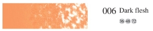 Пастель мягкая профессиональная квадратная цвет № 006 темный телесный