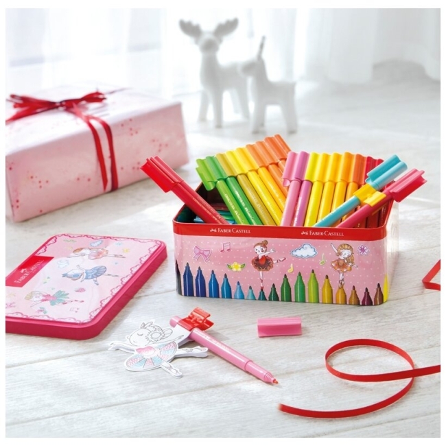 Фломастеры смываемые Faber-Castell Connector для детей набор 33 цвета купить в магазине маркеров ArtCraft.Space с доставкой по РФ и СНГ Фломастеры смываемые Faber-Castell Connector для детей набор 33 цвета купить в магазине маркеров ArtCraft.Space с доставкой по РФ и СНГ