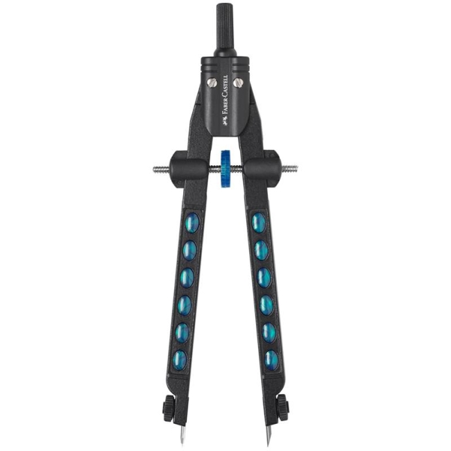 Циркуль Faber-Castell Factory голубой с грифелями в футляре купить в магазине ArtCraft.Space с доставкой по всему миру Циркуль Faber-Castell Factory голубой с грифелями в футляре купить в магазине ArtCraft.Space с доставкой по всему миру