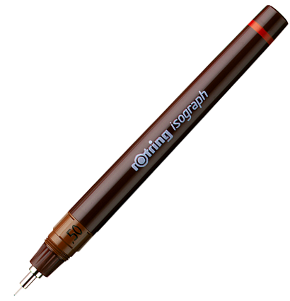 Изограф чертежный Rotring 0.5 мм пластиковый корпус купить в магазине ArtCraft.Space