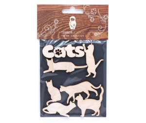 Набор заготовок для декорирования Animals1 фанера 10х14см,