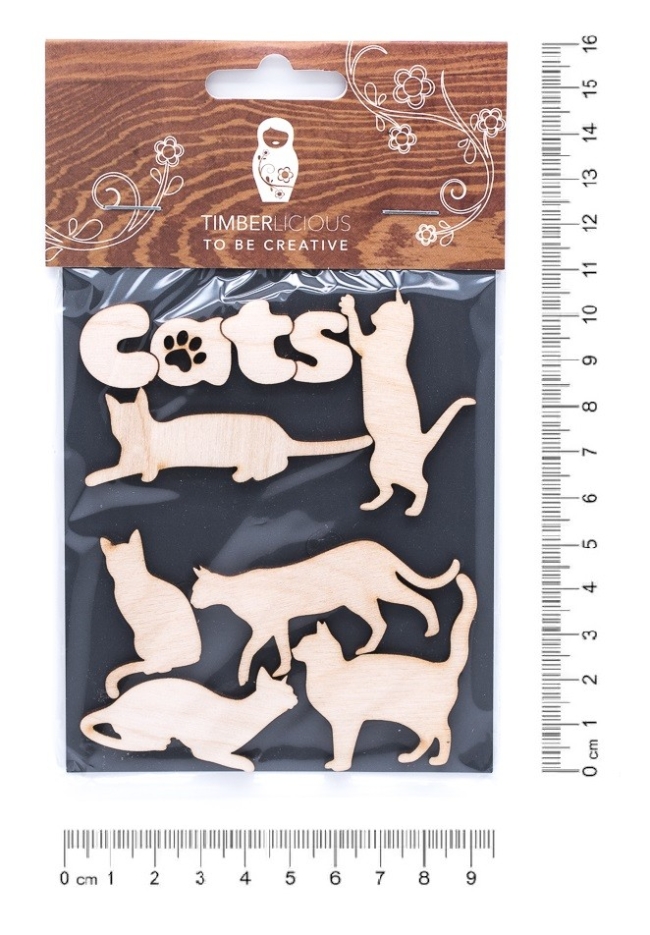 Набор заготовок для декорирования Animals1 фанера 10х14см,