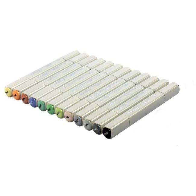 Набор спиртовых маркеров Vista-Artista Style "Манга-Пастельные цвета" 12 цветов купить в магазине маркеров ArtCraft.Space с доставкой Набор спиртовых маркеров Vista-Artista Style "Манга-Пастельные цвета" 12 цветов купить в магазине маркеров ArtCraft.Space с доставкой