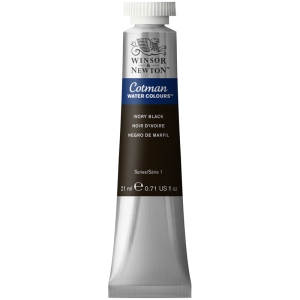 Акварель художественная Winsor&Newton "Cotman", 21мл, туба, черная слоновая кость