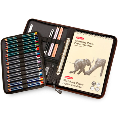 Derwent Carry All А4 Folio сумка для карандашей и скетчбуков бежевая купить в художественном мгазине ArtCraft.Space с доставкой по РФ и СНГ