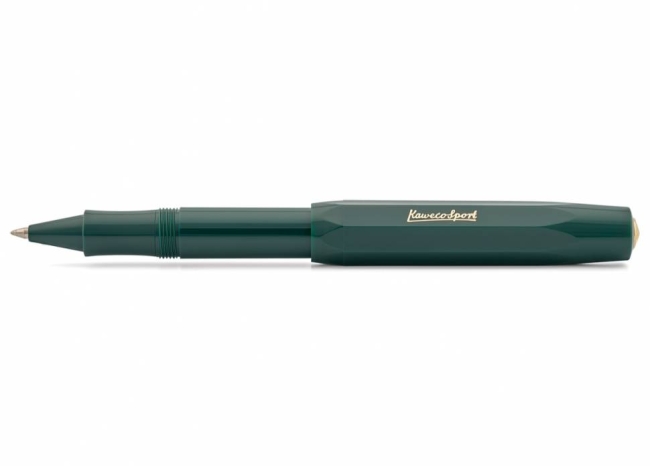 Ручка-роллер KAWECO CLASSIC Sport 0.7мм зеленый корпус,