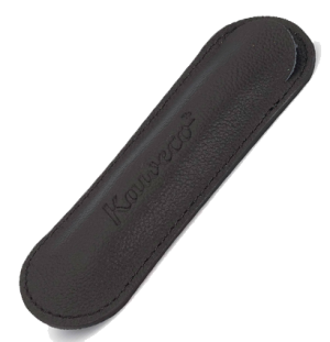 Чехол KAWECO для 2 ручек Liliput кожаный чёрный,