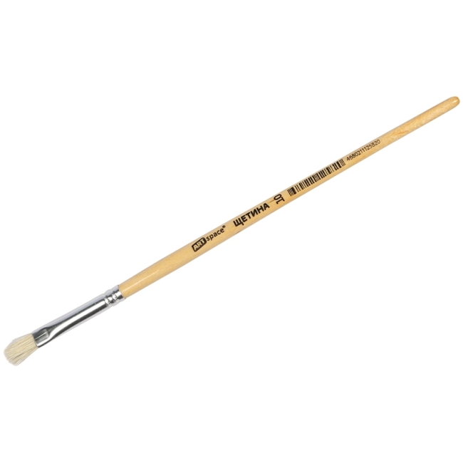 Кисть щетина, ArtSpace, плоская №10, пакет, европодвес Кисть щетина, ArtSpace, плоская №10, пакет, европодвес