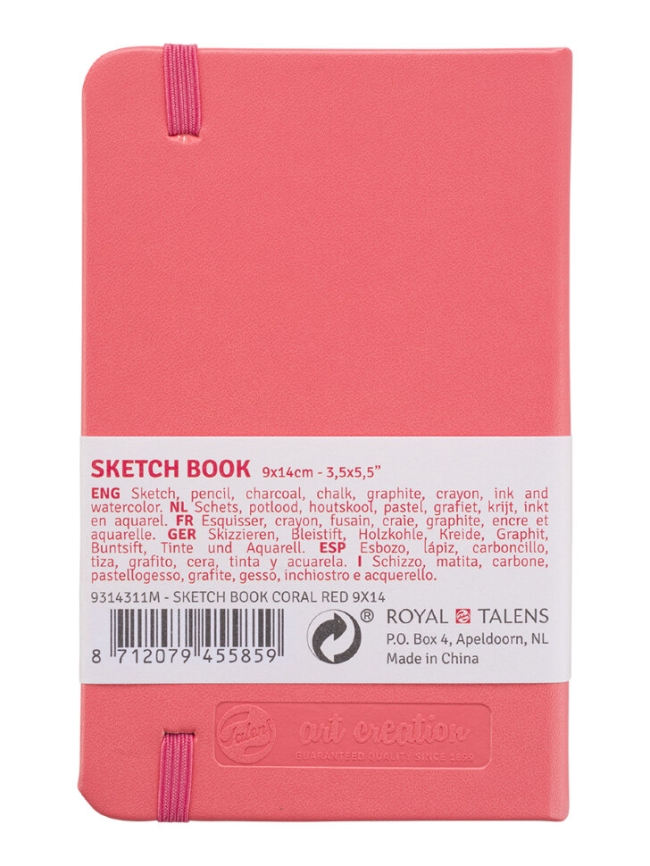 Скетчбук Art Creation Sketchbook Royal Talens коралловый А6 / 80 листов / 140 гм купить в художественном магазине ArtCraft.Space с доставкой по всему миру