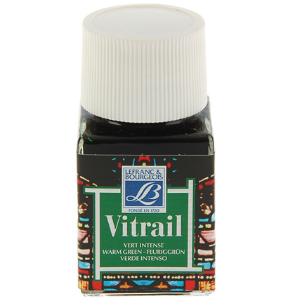 Краска по стеклу VITRAIL банка 50мл №534 Теплый зеленый,