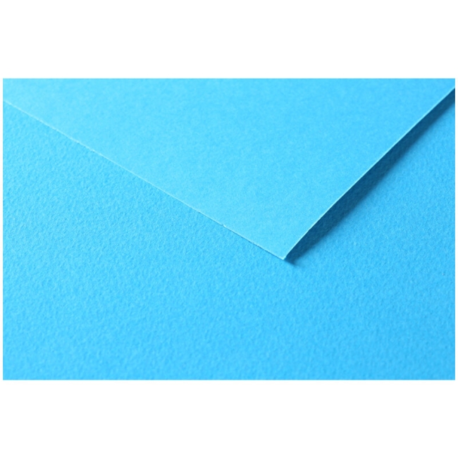Цветная бумага универсальная Tulipe ClaireFontaine бирюзовая 50х65 см / 25 листов / 160 гм купить в художественном магазине ArtCraft.Space