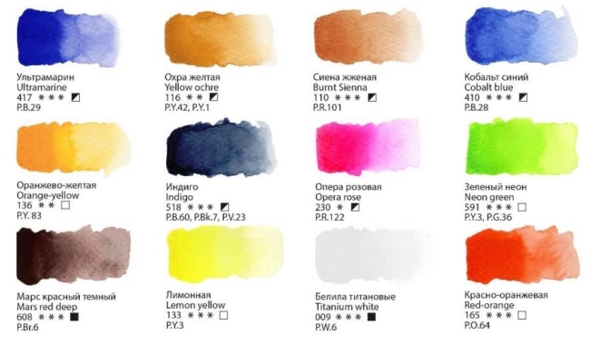 Акварель художественная Гамма "Старый Мастер" IWS "Белые цветы", 12цв*2,6мл, кюветы, метал. коробка Акварель художественная Гамма "Старый Мастер" IWS "Белые цветы", 12цв*2,6мл, кюветы, метал. коробка