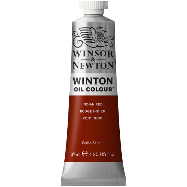 Масляные краски Winton, 37мл, красный Индийский
