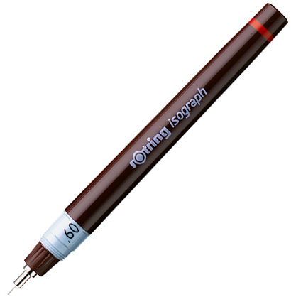 Изограф чертежный Rotring 0.6 мм пластиковый корпус купить в магазине ArtCraft.Space