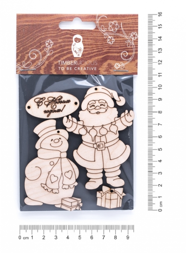 Набор заготовок для декорирования Winter10 фанера 10х14см,