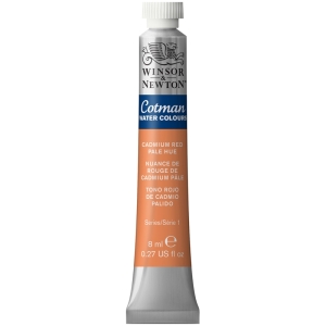 Акварель Winsor&Newton "Cotman", 8мл, туба, светло-красный кадмий