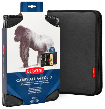 Derwent Carry All А4 Folio сумка для карандашей и скетчбуков черная купить в художественном мгазине ArtCraft.Space с доставкой по РФ и СНГ