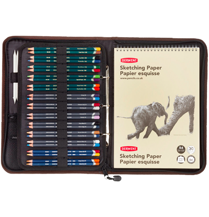 Derwent Carry All А4 Folio сумка для карандашей и скетчбуков черная купить в художественном мгазине ArtCraft.Space с доставкой по РФ и СНГ