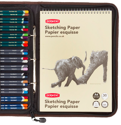 Derwent Carry All А4 Folio сумка для карандашей и скетчбуков черная купить в художественном мгазине ArtCraft.Space с доставкой по РФ и СНГ