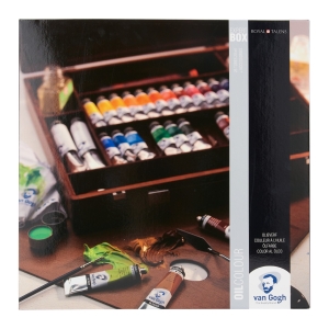 Набор масляных красок Van Gogh Эксперт 26цв*20мл + аксессуары в деревянном коробе