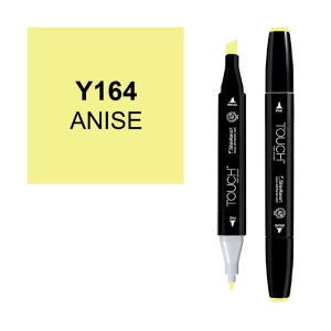 Маркер двухсторонний спиртовой TOUCH TWIN Y164 Желтый анис Маркер двухсторонний спиртовой TOUCH TWIN Y164 Желтый анис