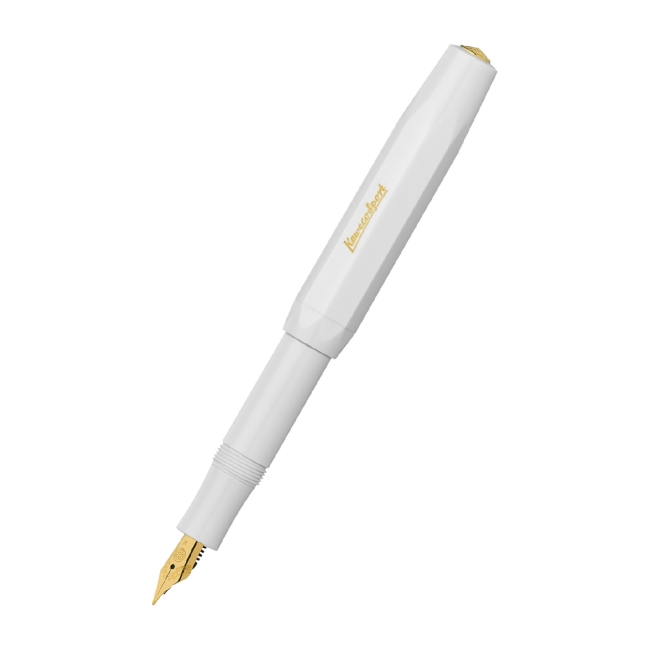Ручка перьевая KAWECO CLASSIC Sport F 0.7мм белый