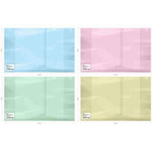 Обложка 225*355 для дневников в тв. переплете и учебников младших классов, ArtSpace, цветная, с закладкой, ПЭ 200мкм, ШК