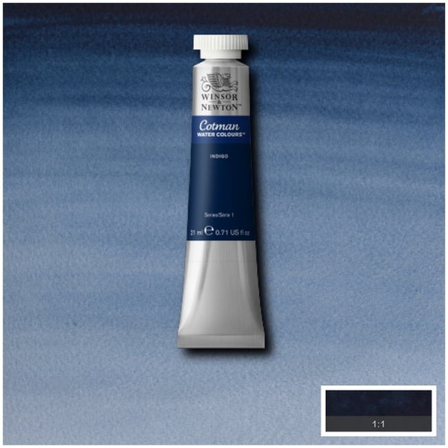 Акварель Cotman, 21 мл, индиго