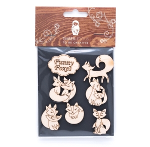 Набор заготовок для декорирования Animals3 фанера 10х14см,