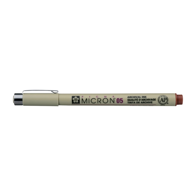 Ручка капиллярная Pigma Micron 0.45мм Коричневый