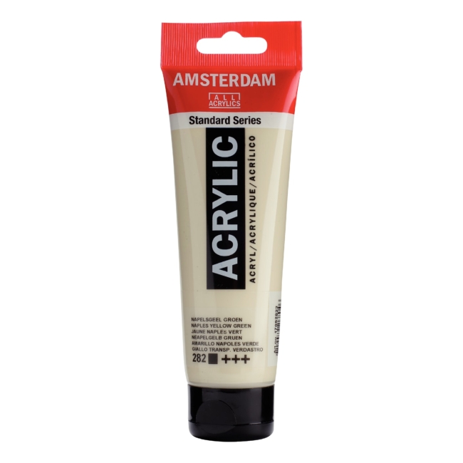Краска акриловая Amsterdam туба 120мл №282 Желто-зеленый неаполитанский