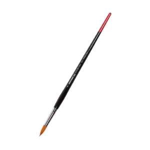 Кисть для акрила Amsterdam 341 синтетика мягкая круглая ручка длинная №8