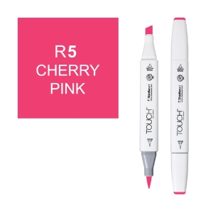 Маркер двухсторонний спиртовой  TOUCH TWIN BRUSH R5 Розовый вишневый