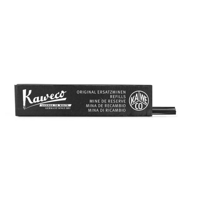 Набор грифелей для механических карандашей KAWECO HB 12шт 0.9мм черный