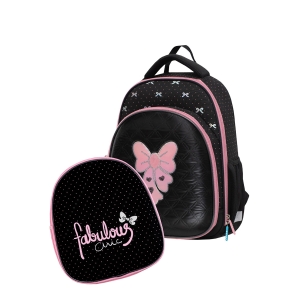 Ранец Forst F-Complex "Royal style" в комплекте со сменой передней панелью, 39*28*18см, 2 отделения, 2 кармана, анатомическая спинка