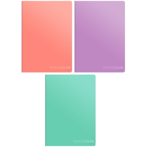 Тетрадь 80л., А4, клетка ArtSpace "Моноколор. Pale color"
